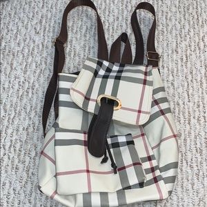 Plaid Backpack